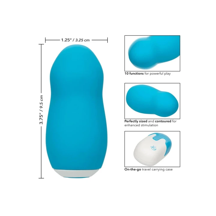 Stymulator wibracyjny Sugar Dream – silikon, wodoodporny IPX7, 10 funkcji wibracji