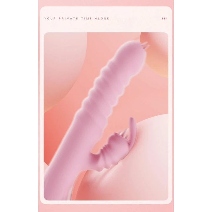 Wibrator królik USB - Hannah, 20 trybów, wodoodporny, silikonowy