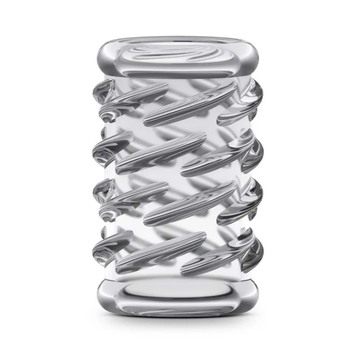 Nakładka na penisa Stay Hard 06 Clear, TPE, wymiar 2,5 cm, stymulacja wewnętrzna