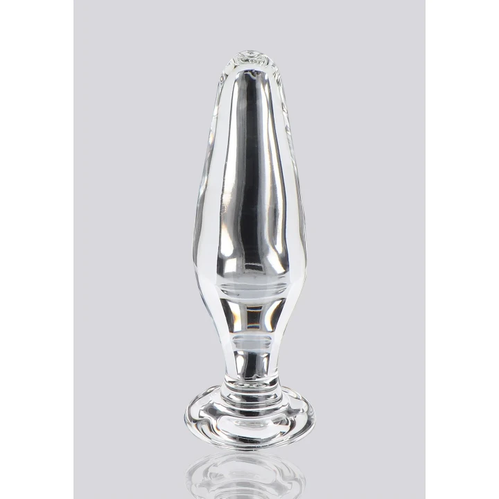 Plug analny TOYJOY GLASS WORXX, szklany, wodoodporny, 12 cm, łatwy w użyciu