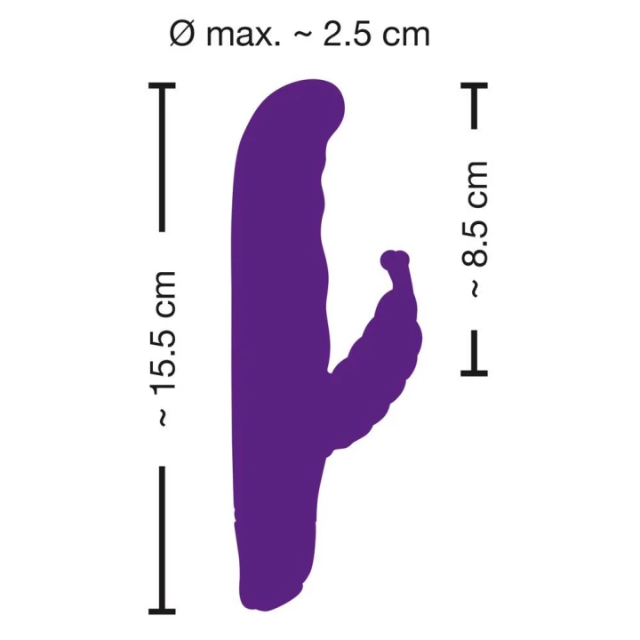 Wibrator dla kobiet G-spot Smile, z podwójnym silnikiem i 7 trybami wibracji, silikonowy