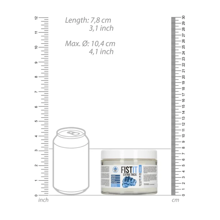 Lubrykant Wodny Fist It Professional, Extra Gruby, 500 ml, Dermatologicznie Testowany