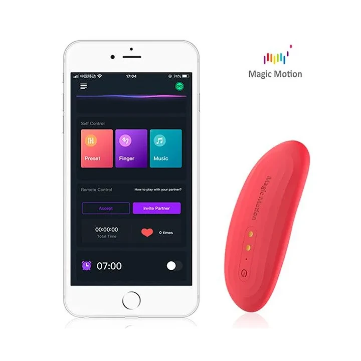 Wibrator do majtek Magic Motion Nyx, wodoodporny, kontrola przez aplikację, 10 prędkości