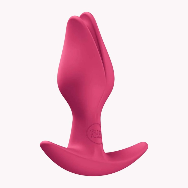 Korek analny Bootie Fem – Raspberry, silikonowy, 8,5 cm