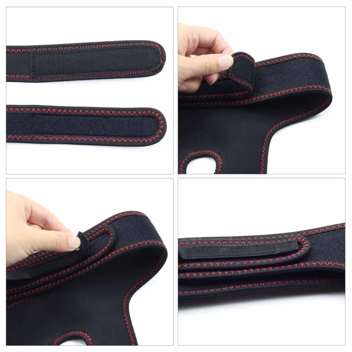 Szelki strap-on polyesterowe, regulowane, z pierścieniem O 1,5 cala, uniwersalne