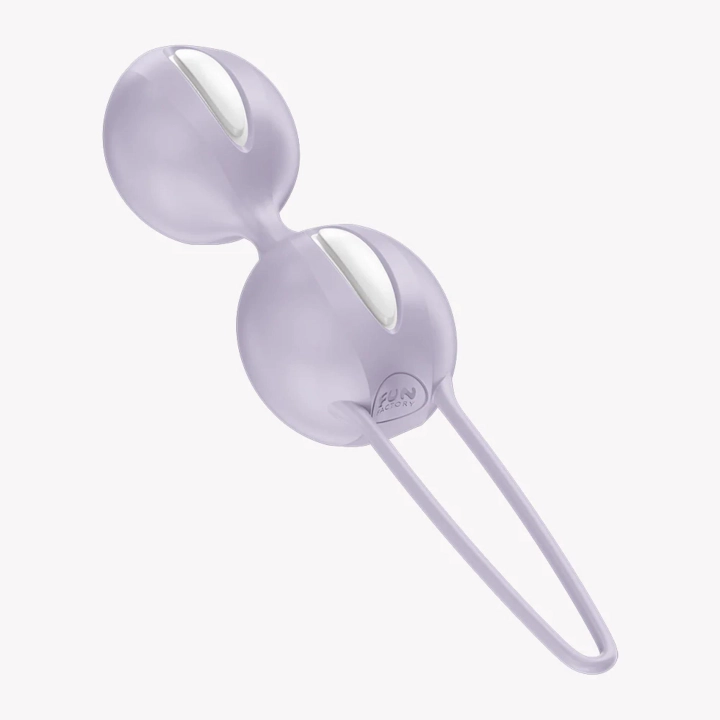 Trenażer mięśni dna miednicy SMARTBALLS DUO – 10 cm, 2 kulki, lawendowy