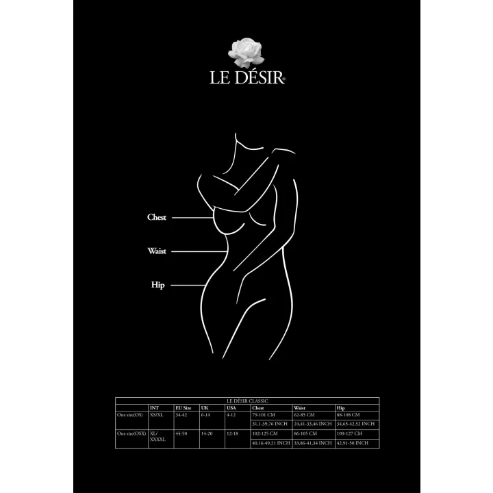 Pas do pończoch z siateczki, prążkowany - One Size, 92% nylon, 8% spandex