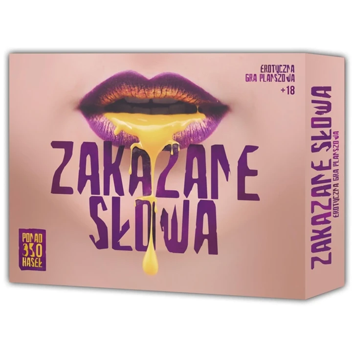 Gra towarzyska - Zakazane Słowa (wersja erotyczna) - 350 haseł, plansza, klepsydra