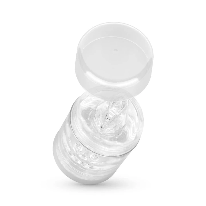 Masturbator dwustronny FPPR. - przezroczysty, elastyczny, wodoodporny