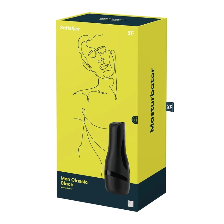 Masturbator Satisfyer Men Classic, Cyberskin, regulacja ssania, wodoodporny