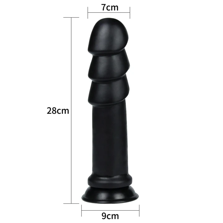 Zabawka analna King Size, LoveToy – Długość 28,5 cm, Średnica 5,6-7 cm, PVC