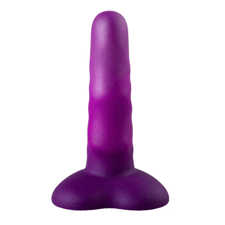 Dildo Mini Unicorn Flow - Spiralna Tekstura, Hipoalergiczny Silikon, Przyssawka Serce