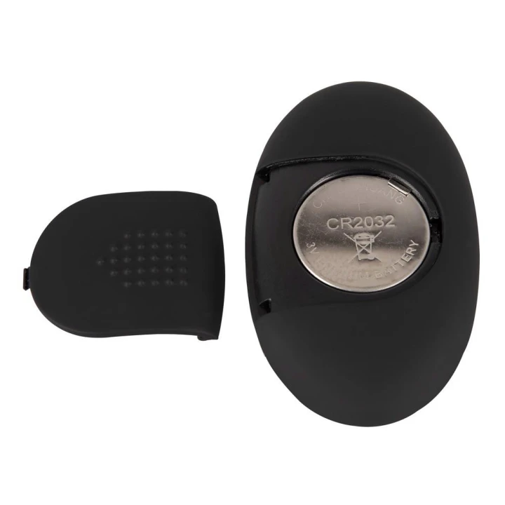 Pierścień na penisa z wtyczką analną REBEL, silikon, zdalne sterowanie, 10 trybów wibracji