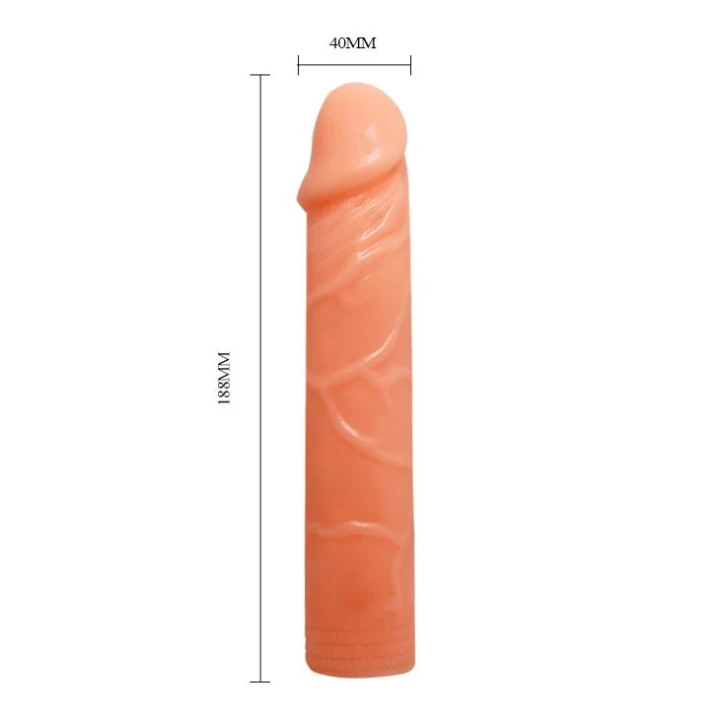 Dildo BAILE – Elastyczne, Zginane, Realistyczne Żyły, 15 cm Długości
