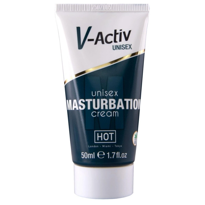 Krem do masturbacji V-Activ HOT CBD 50 ml — uniseks, stymulujący, lekko rozgrzewający