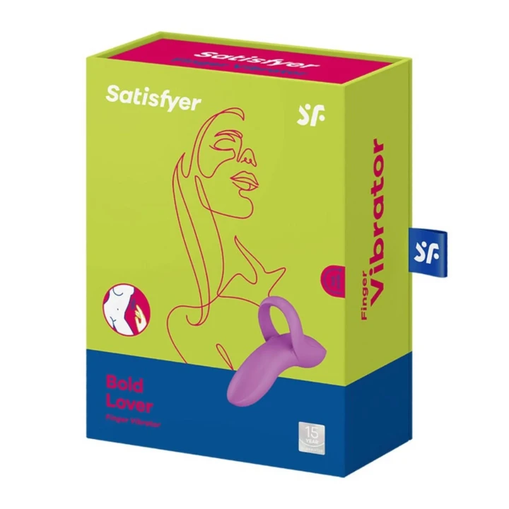Wibrator na palec Satisfyer Bold Lover, silikon medyczny, wodoszczelny, 12 programów
