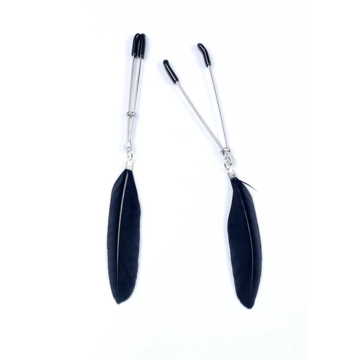 Zaciski do sutków - Stymulator No.14 B - metalowe, regulowane, pokryte gumą