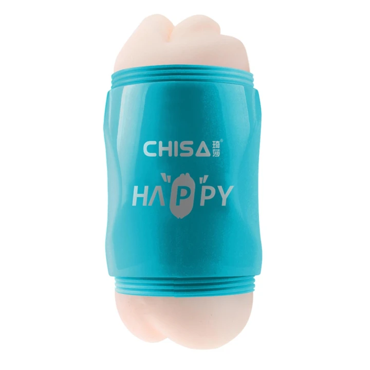 Masturbator analno-ustny Happy Cup, T-Skin, realistyczne wrażenia, 19cm