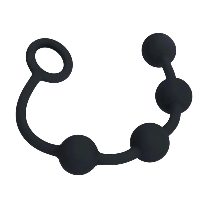 Kulki analne - LEVELZ, silikonowe, S - 20mm, elastyczne, z pętlą uchwytu