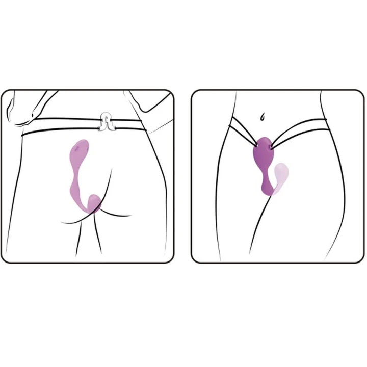 Stymulator łechtaczkowy Mr.HOOK, silikon medyczny, zdalne sterowanie, wodoodporny