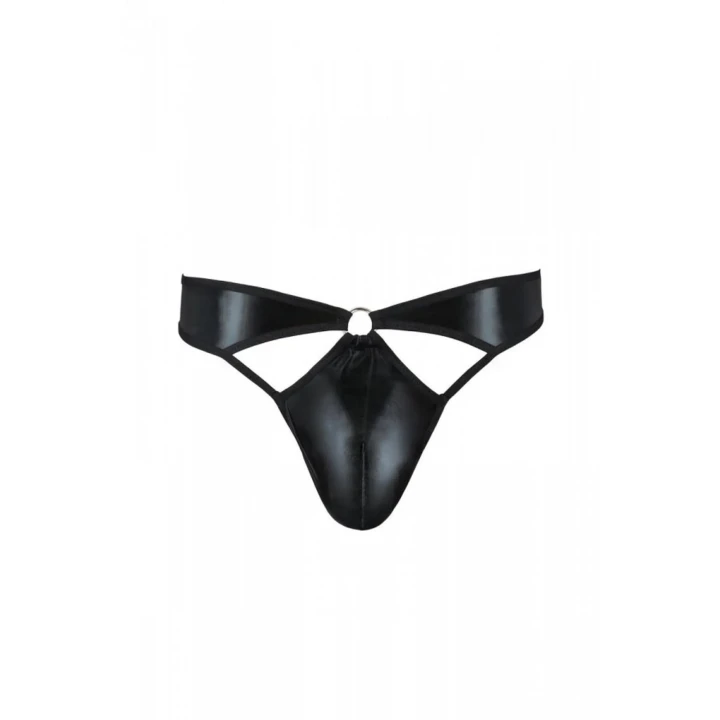 Stringi Oeko-Tex CASMIR MEN 033 THONG PAUL - czarne, S/M, nietoksyczny materiał, Polska