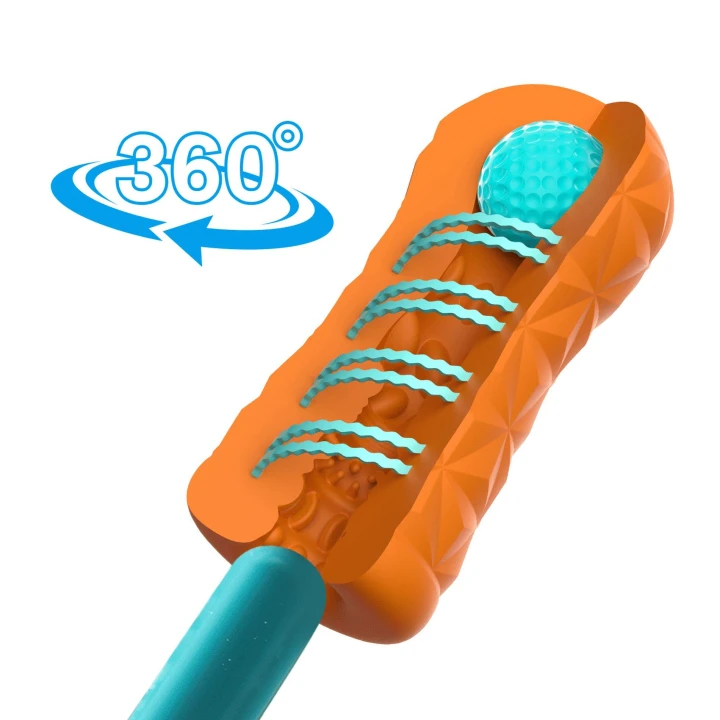 Masturbator TPR/ABS PRETTY LOVE - WIRUJĄCA CEWKA, STYMULACYJNA KULKA