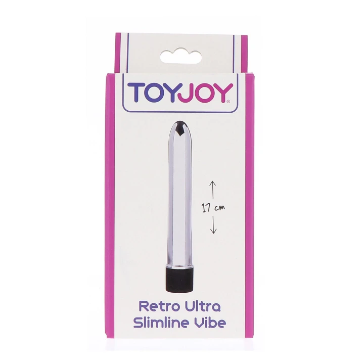 Wibrator wodoodporny Retro Ultra Slimline - ABS, 2.5 cm, regulacja prędkości wibracji