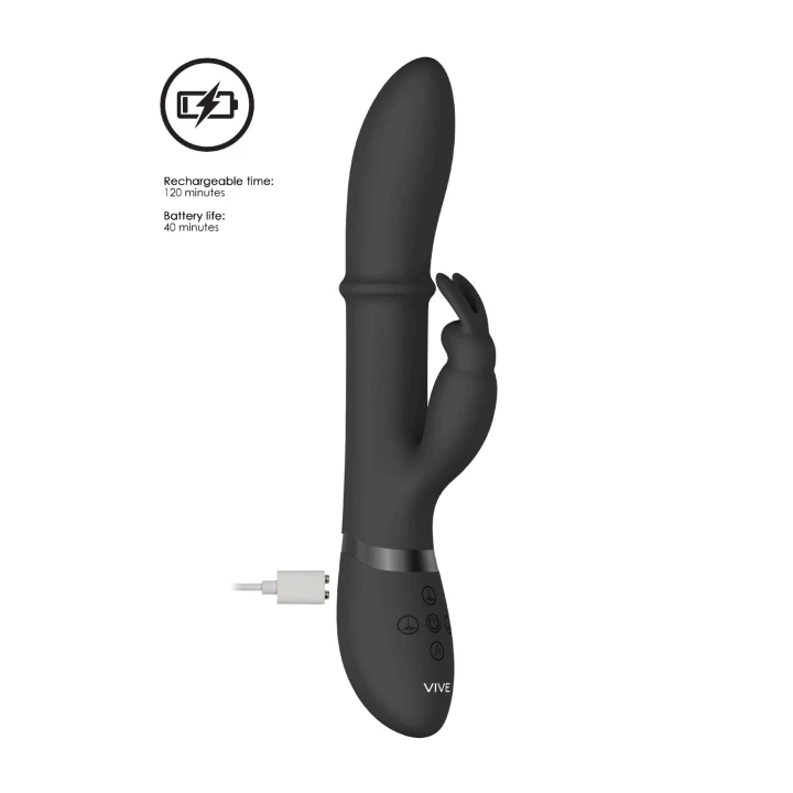 Wibrator króliczek VIVE HALO, 10 trybów wibracji, wodoodporny, akumulatorowy