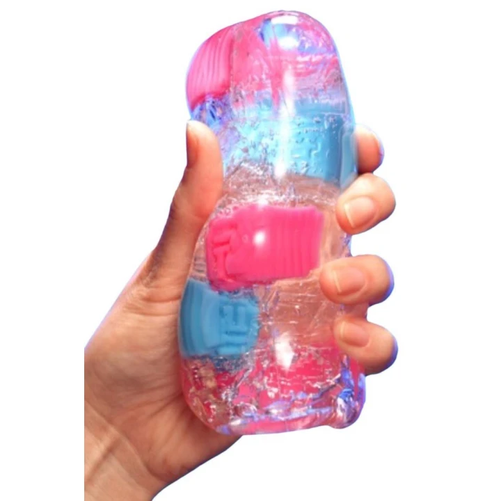 Masturbator Tenga Bobble Crazy Cubes 14 cm, elastyczny, z dynamiczną stymulacją