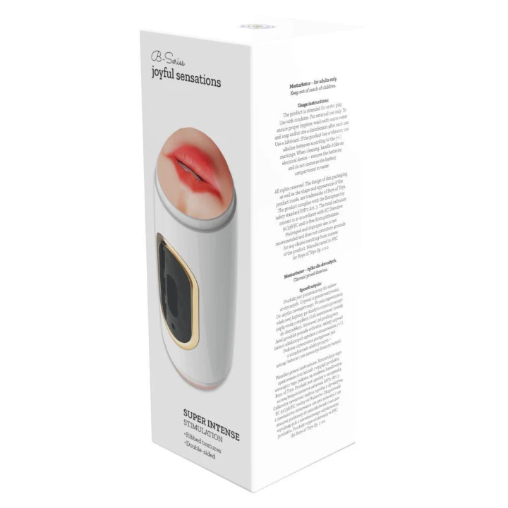 Masturbator - Dual Sensation, TPE/Silikon, 22 cm, Elastyczny, Cichy