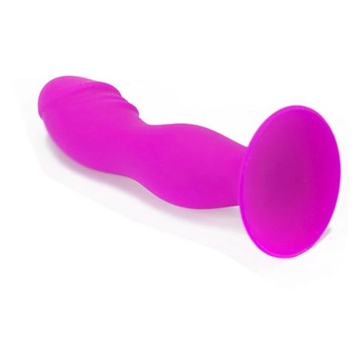 Dildo silikonowy PRETTY LOVE - realistyczny, z przyssawką, wodoodporny 16 cm