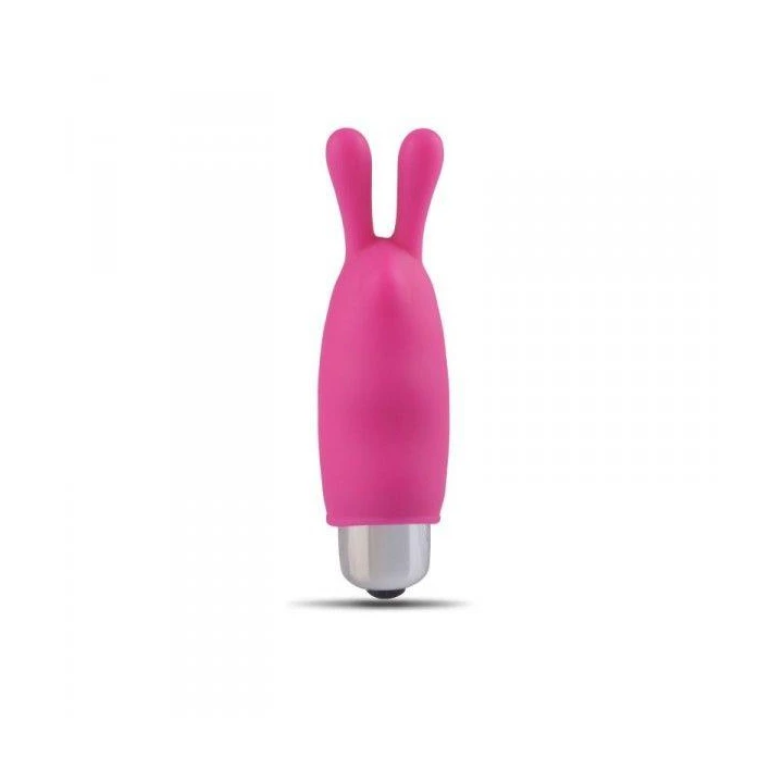 Wibrator mini z silikonu, wodoodporny, z kulką, idealny do torebki