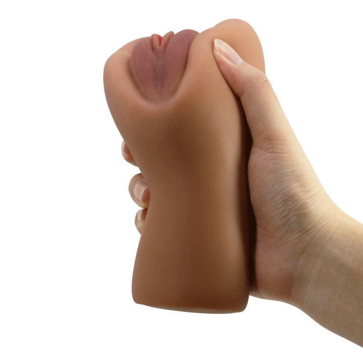 Sztuczna pochwa CRAZY BULL - Eliana, TPR, realistyczne detale, grubo żeberkowany tunel