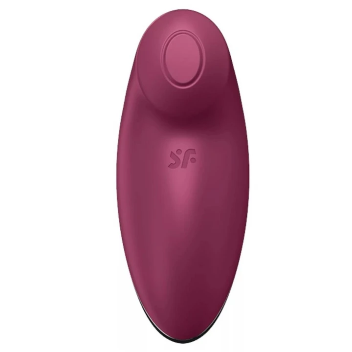 Wibrator łechtaczkowy Satisfyer Tap & Climax 2, silikon, wodoodporny IPX7, 11 programów