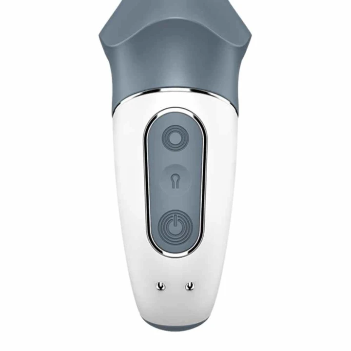 Wibrator analny Satisfyer Air Pump – Funkcja pompowania, 2 silniczki, wodoodporny