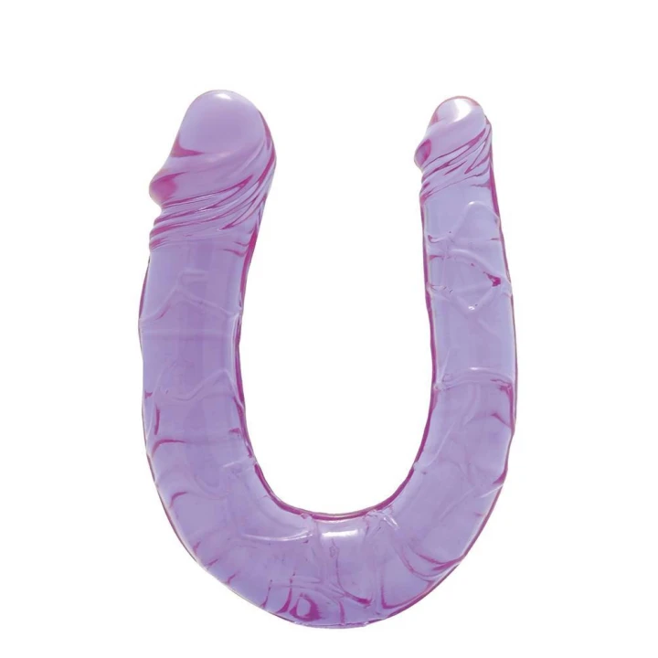 Dildo PVC, Double Head, 3 cm szerokości, Realistyczne Żołędzie, Idealny dla początkujących