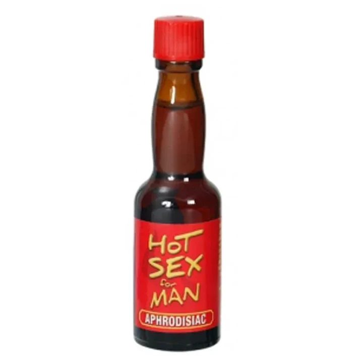 Suplement diety - HOT SEX DLA MĘŻCZYZN 20ML - zwiększa libido, poprawia krążenie, intensyfikuje doznania