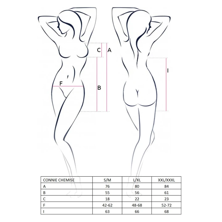 Koszulka nocna CASMIR - Mikrofibra, regulowane ramiączka, włoska koronka, L/XL