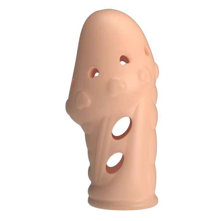 Nakładka na penisa TPR - Pretty Love, elastyczna, wzmocnienie erekcji, uniwersalne dopasowanie