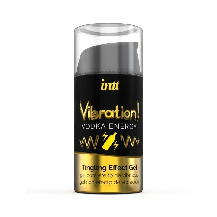 Wibrator płynny Żel-VIBRATION – uniseksowy, smak wódki, fale pulsacji i wibracji