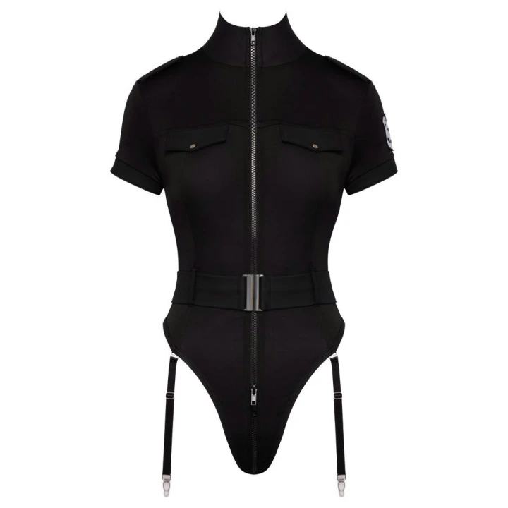 Body COTTELLI COSTUMES, elastyczne szelki, wysoka stójka, 3-kierunkowy zamek