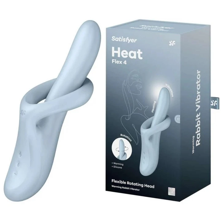 Stymulator punktu G Satisfyer Heat Flex 4, silikonowy, wibracyjny, wodoodporny IPX7