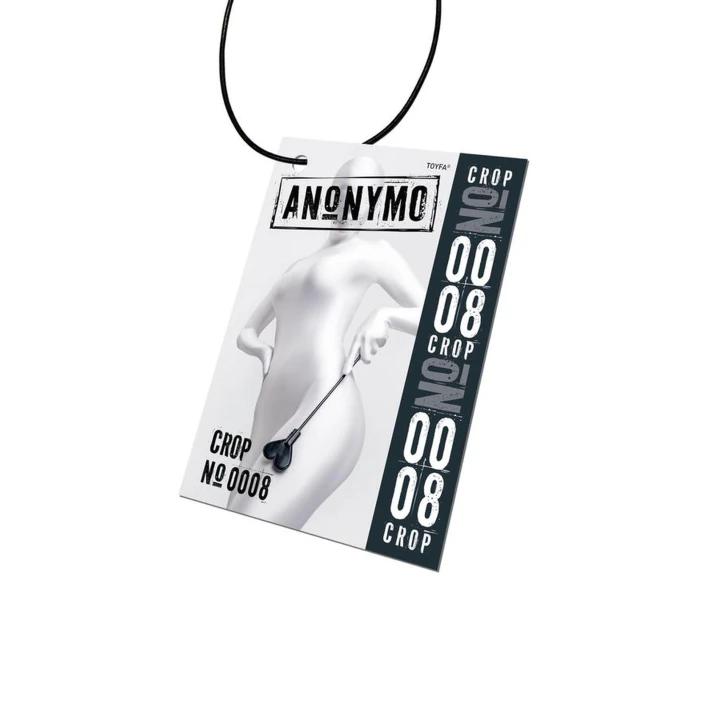 Bat BDSM Anonymo, 35 cm, skórzany uchwyt, elastyczny rdzeń z tworzywa