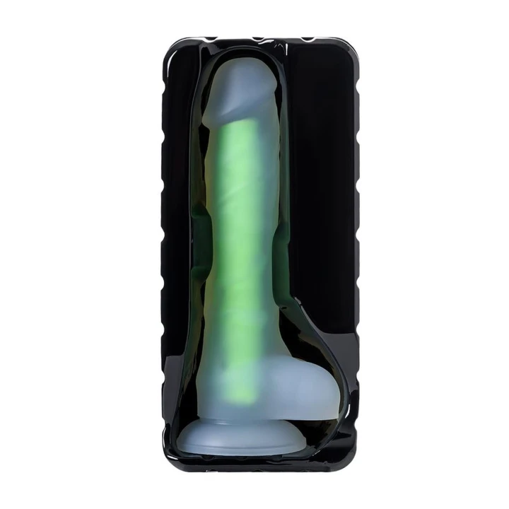 Dildo BEYOND BY TOYFA Clark Glow, długość 22cm, świecący w ciemności, silikonowy