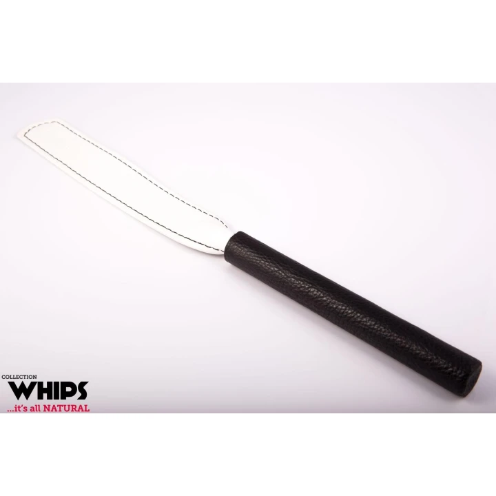 Packa do pieczenia WHIPS - miękka, biała, skóra bydlęca, 44 cm, ręczna produkcja