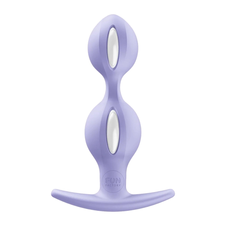 Korek analny B Balls Duo – podwójna kulka, silikonowy, 13 cm