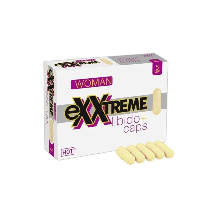 Kapsułki energetyczne dla kobiet eXXtreme Libido+ | Wzmocnienie, nawilżenie, orgazm