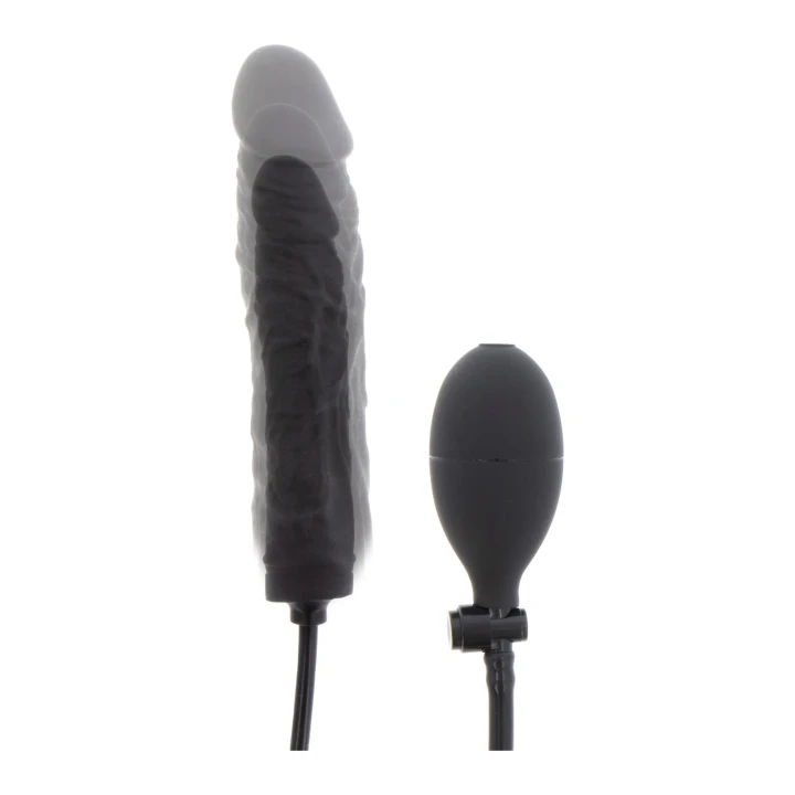Dildo HIDDEN DESIRE Extreme - Silikonowy, Pompowany, 3.5-6 cm średnicy