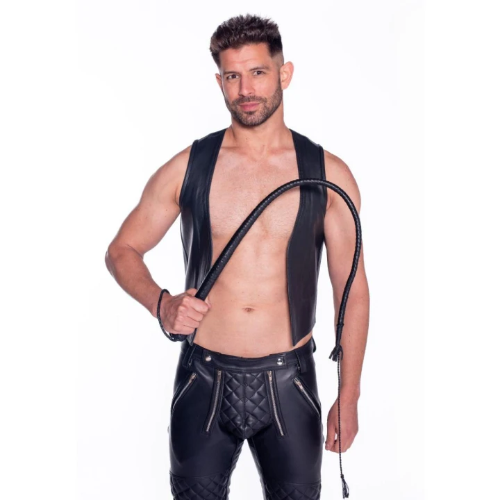 Bicz BDSM Prowler RED 2ft – Wzór Turkish Knot, Luksusowe Wykonanie, Precyzyjna Kontrola