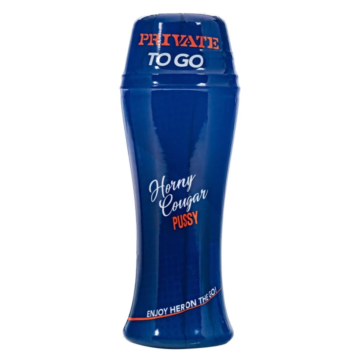 Masturbator podróżny Horny Cougar To Go | Real Skin Technology | Wodoodporny 21 cm